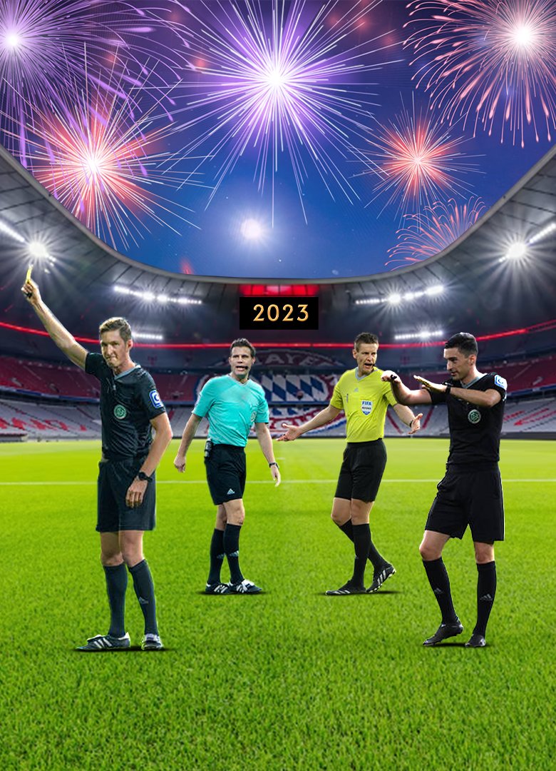 SrAnsetzungen's tweet photo. Frohes neues Jahr euch allen ! 🍾
Alles Gute für 2023 ! ♥️👍
#HappyNewYear2023 #FrohesneuesJahr2023 #DFBSchiris #DFBReferee #FIFASchiris #FIFAReferee https://t.co/IYh3jKyAQs
