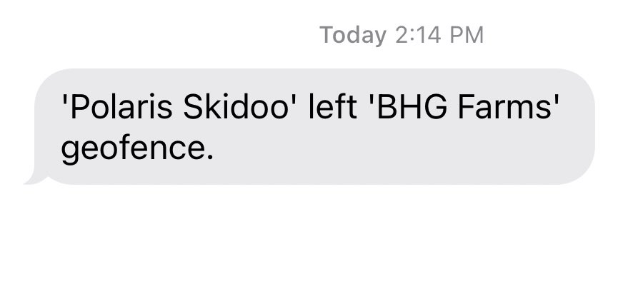 beesecureyxe's tweet photo. The https://t.co/k0oR2MlRAv gps trackers and app work excellent. @jhshirley hadn't  used his skidoo in a year, took it out, and forgot there was a tracker in it. Instantly alerted!! Help track your gear with Beesecure GPS trackers. #sled #winter #snow https://t.co/1x9WTrmr3F