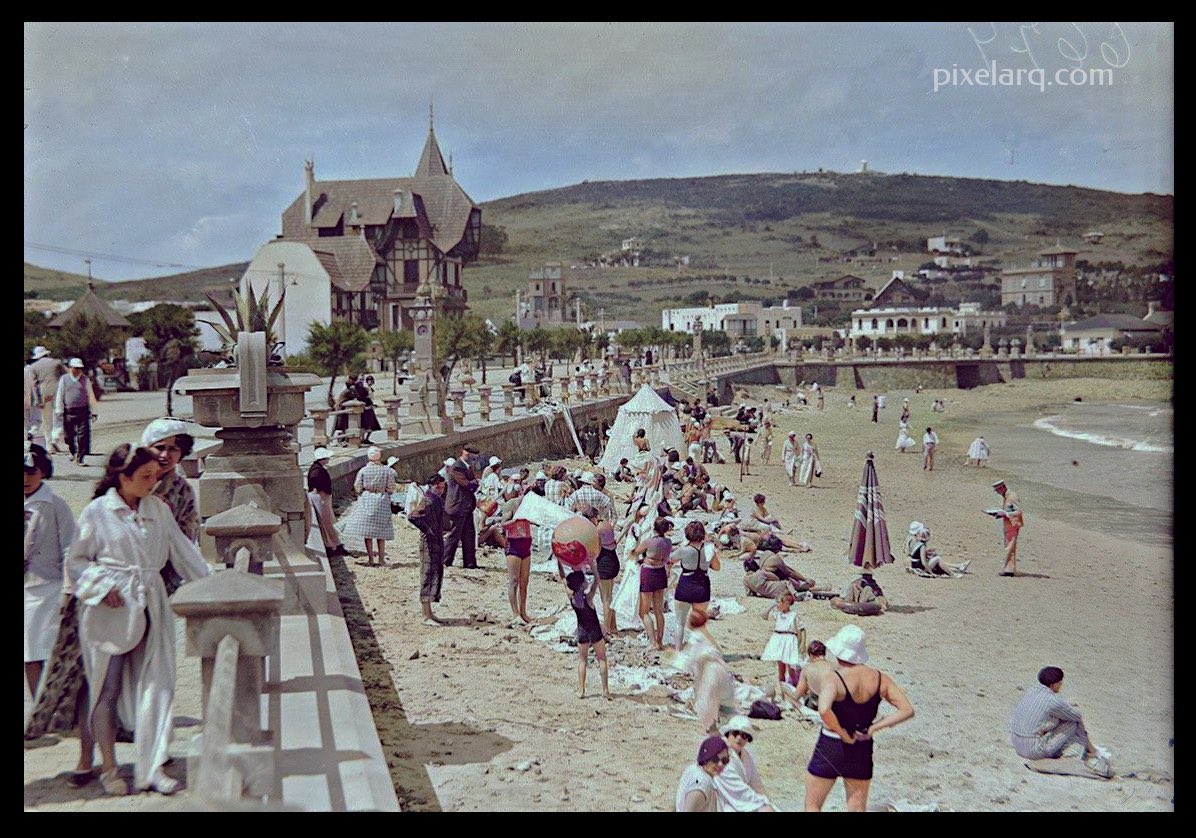 Rambla de Piriápolis
Verano de 1936.
.