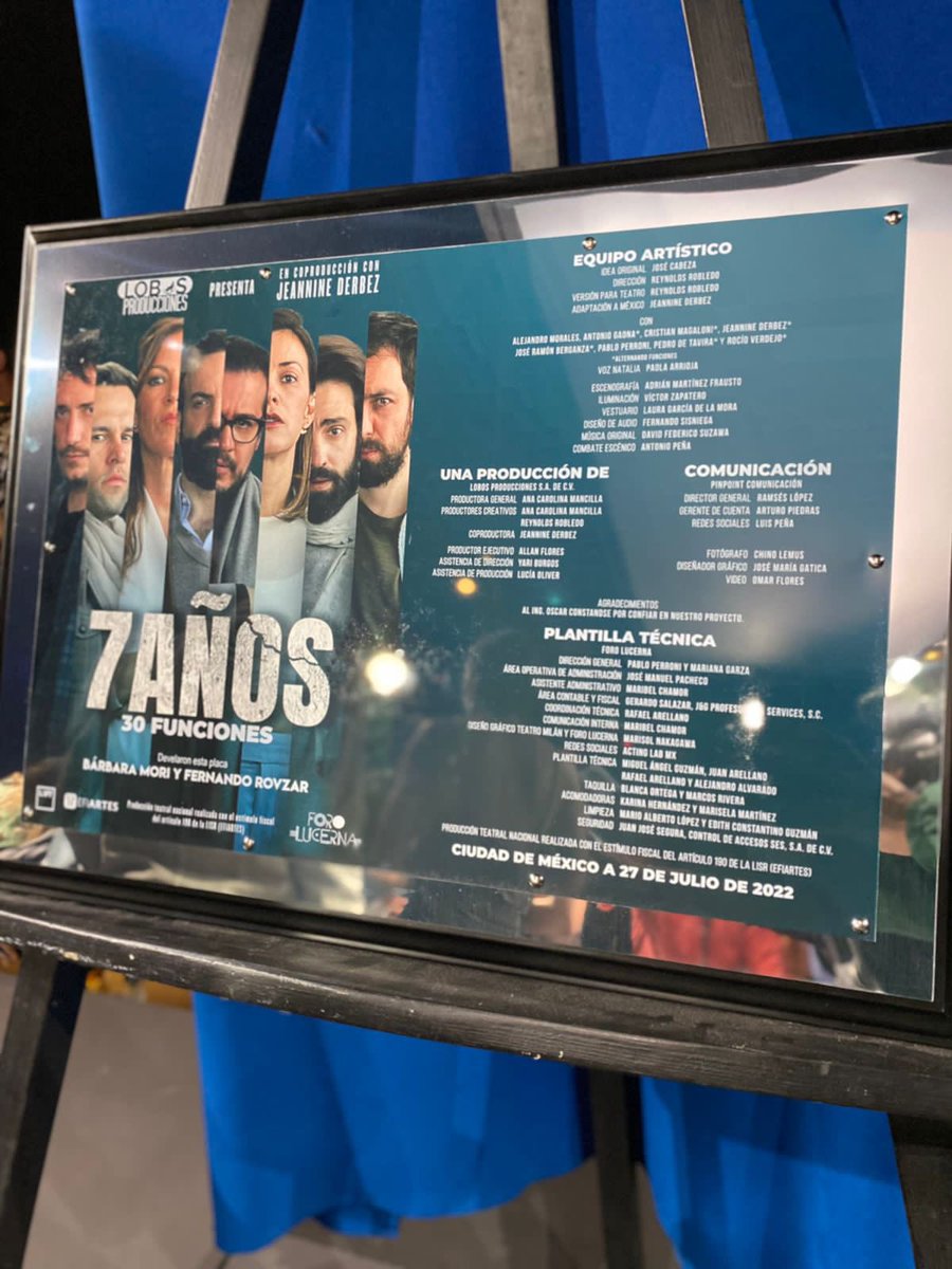 ReynoldsR86's tweet photo. #Highlight2022 gracias a #7Años por regresarme a hacer teatro con este equipo de chingones! 🎭♟️🤍
@LOBOSProdMx @Campanit @jeanderbez @PinPoint_Com @ForoLucerna https://t.co/brkEhfinrX