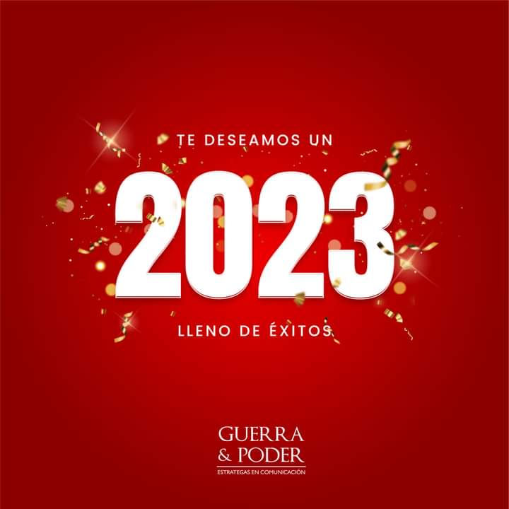 No queremos cerrar este 2022 sin desearles los mayores éxitos en este venidero 2023, que todo lo que vienen persiguiendo con pasión y esmero se cumpla.

Sigamos juntos por más #ComPol

#Guerraypoder #añonuevo2023 #felizañonuevo #2023year