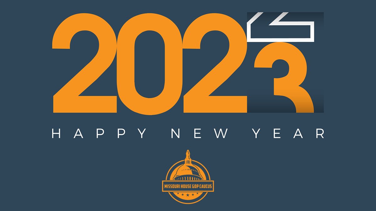 Happy New Year from the MO House GOP Caucus! We look forward to advancing a conservative agenda that works for ALL Missourians in 2023. #moleg