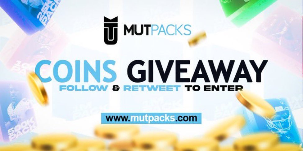 TheMUTPacks's tweet photo. 10 Million Madden 23 coin GIVEAWAY! 
10X1M winners (any platform)
Follow us &amp; Retweet to enter!
Winners announced 01/05/2023 
https://t.co/mQtnOTTHd1 #MaddenNFL23 https://t.co/pCZ0YK4fhf