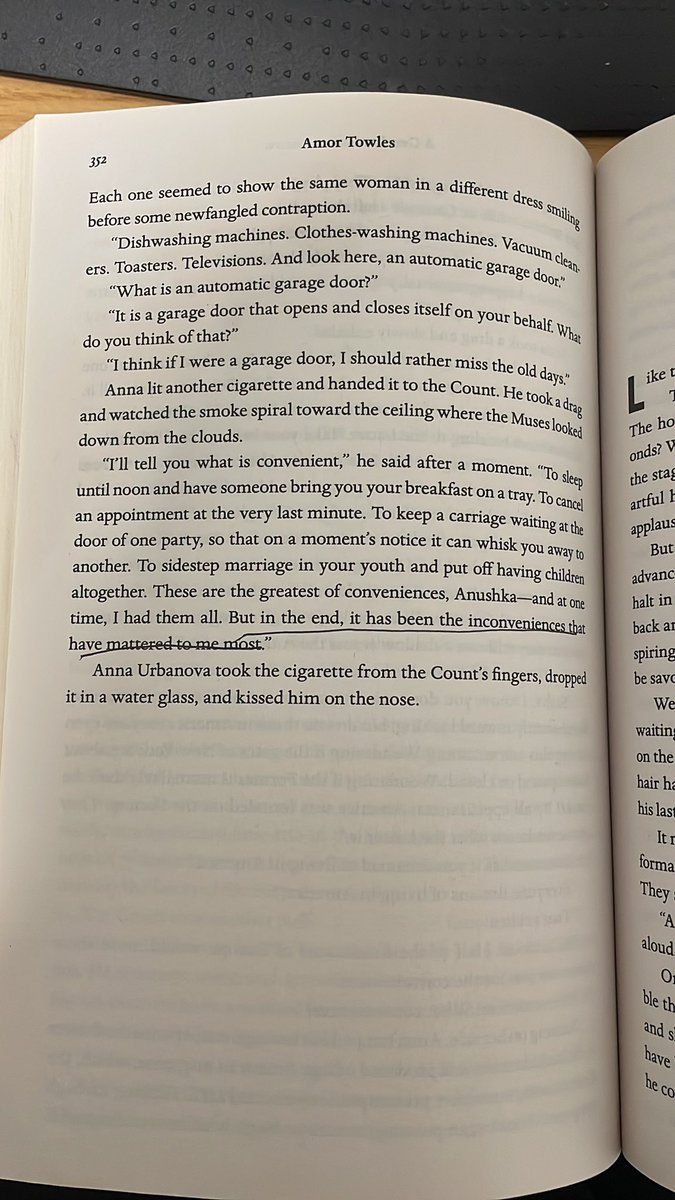 MichaelYules's tweet photo. @david_perell Gentleman in Moscow - Amor Towles, since you already mentioned Shantaram! It’s more than the writing which is beautiful, but also the structure.

Loved hearing from Amor on this podcast too https://t.co/ChbIzKBvP1 https://t.co/TKhtmAF9gp