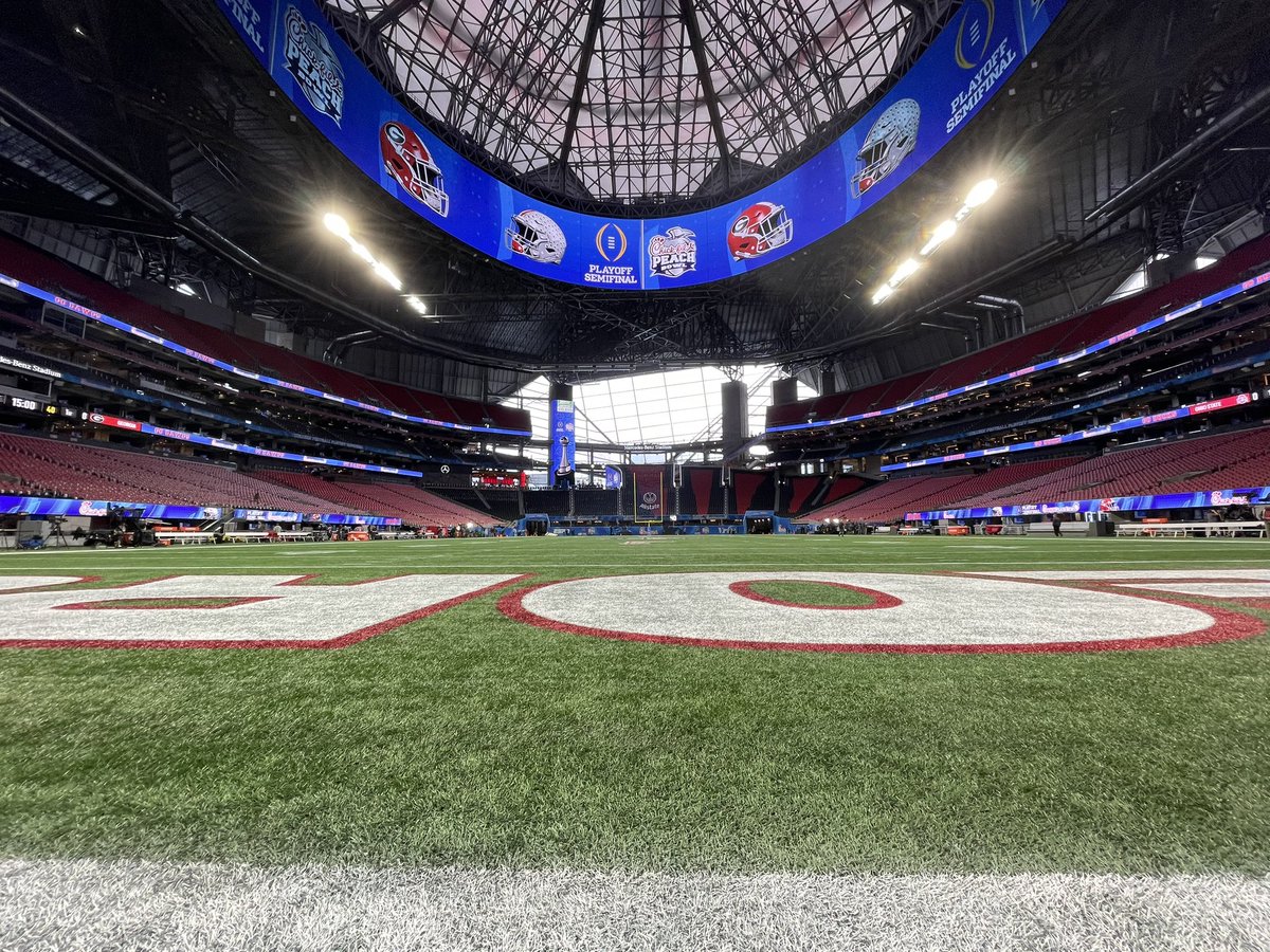 Just a couple hours until Ohio State and Georgia take care of some business here.