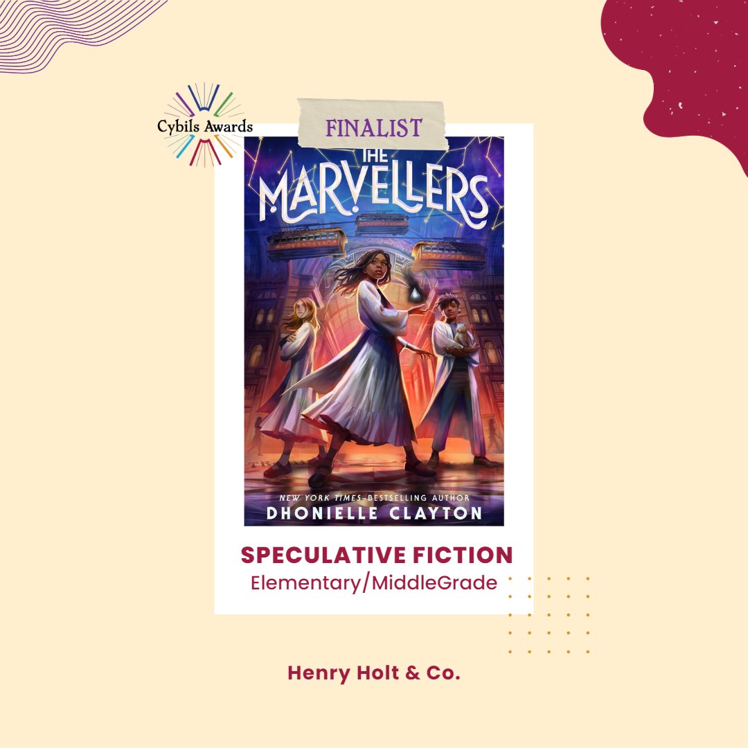 THE MARVELLERS by @BrownBookworm, published by @HenryHolt | nominated by Jenna E.

#CYBILS2022 Elementary #MiddleGrade #SpecFic Finalist