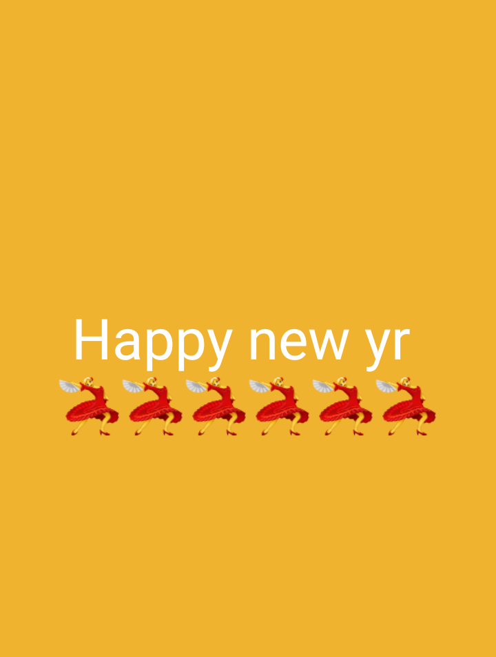 Happy new year to u all