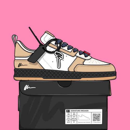 Signature Sneaker #736 bought for 0.01 ETH by 0xcf2ad5 from Poopie opensea.io/assets/ethereu…
