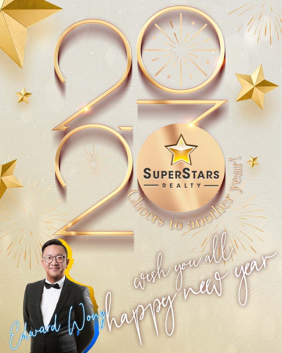 EdWongSOLD's tweet photo. You make every day meaningful for us, and we’re psyched 365 more of them with you!
The #SuperstarsTeam wish you all Happy New Year!

#happynewyear #newyear2023 #love  #happy2023#SuperstarsRealty #soldbysuperstars#torontotoprealestateagent https://t.co/ruO2Et0bSY