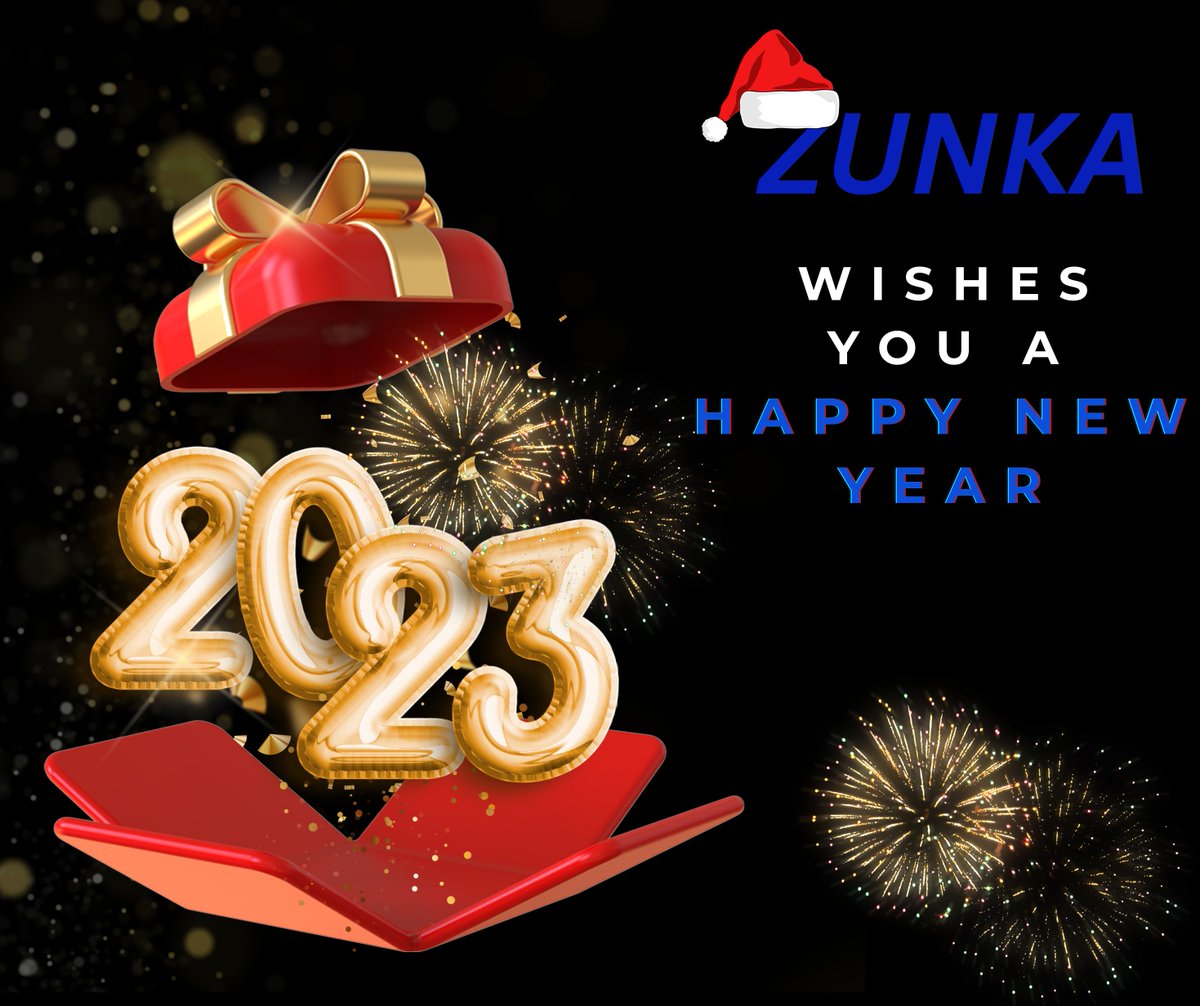 ZunkaApp's tweet image. Happy New YEAR 2023