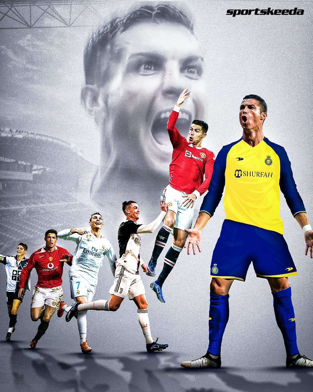 Cristiano Ronaldo Celebration Wallpaper Download  MobCup