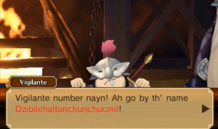 wjandoc's tweet photo. Okay, I REALLY want to know what this guy's name was in the original Japanese. #Layton #AceAttorney https://t.co/ne0zGfUVAU