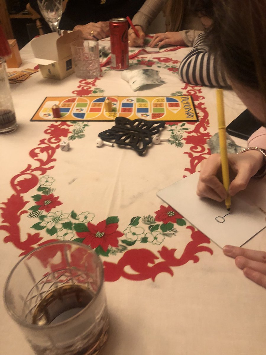 Ages 12-84. Most competitive game of Pictionary ever……