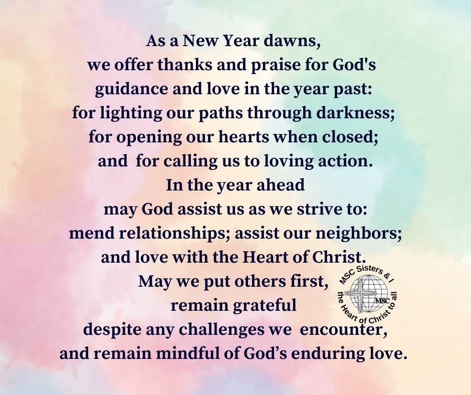 mscsistersusa's tweet photo. MSC Sisters wish you many blessings in 2023!❤️ https://t.co/6ttoMNJLH3
