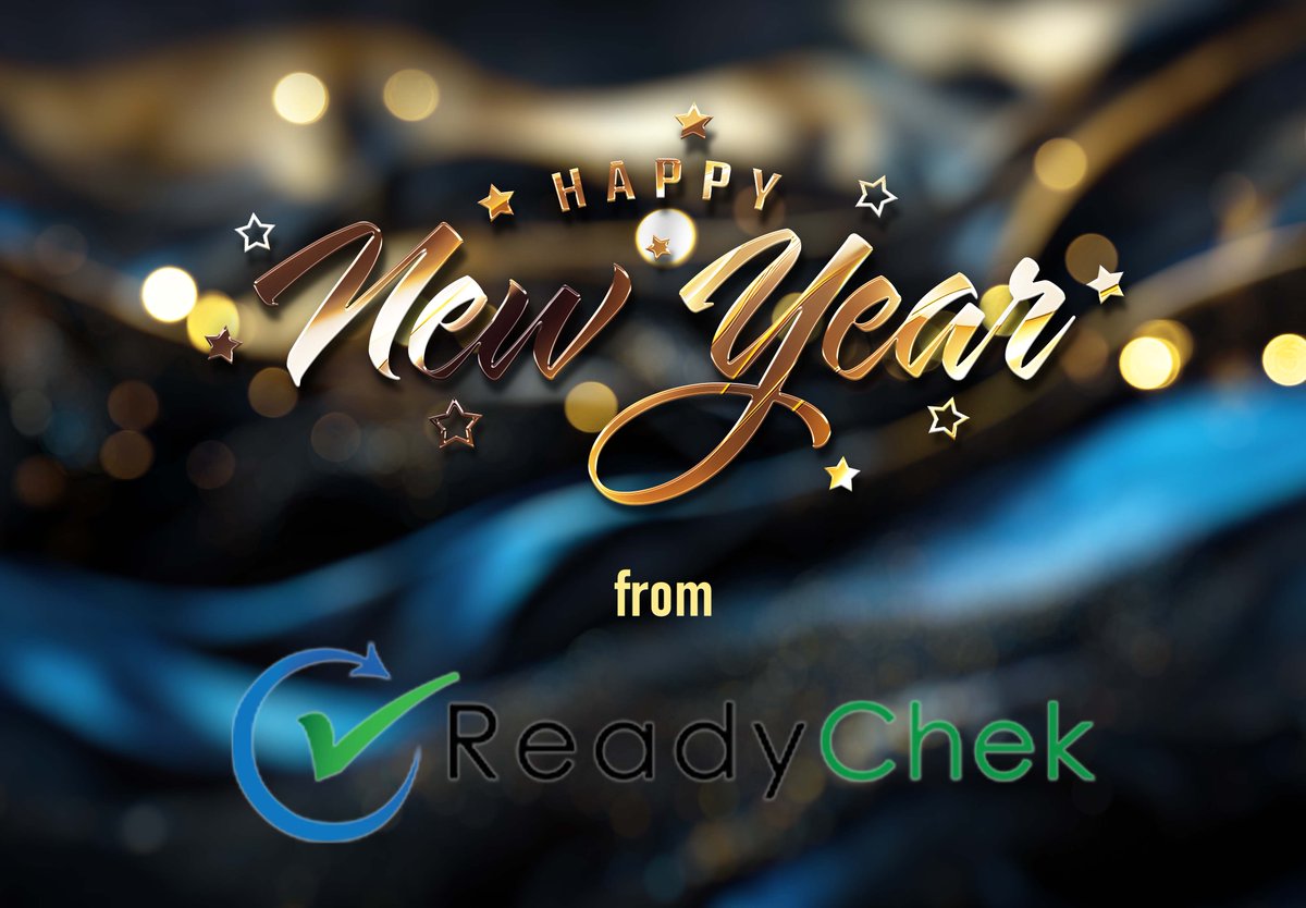 ReadyChek's tweet photo. Wishing everyone a safe and happy new year's eve and new year! 
Ask us about our app or sign up for a free trial at https://t.co/DrWRMGdmR7   We can't wait to meet you!

#newyearseve #happynewyear #newyear2023  #commercialvehicles #readychekgo #dvir #rods #mto #mtoofficer https://t.co/uXv5XWriny