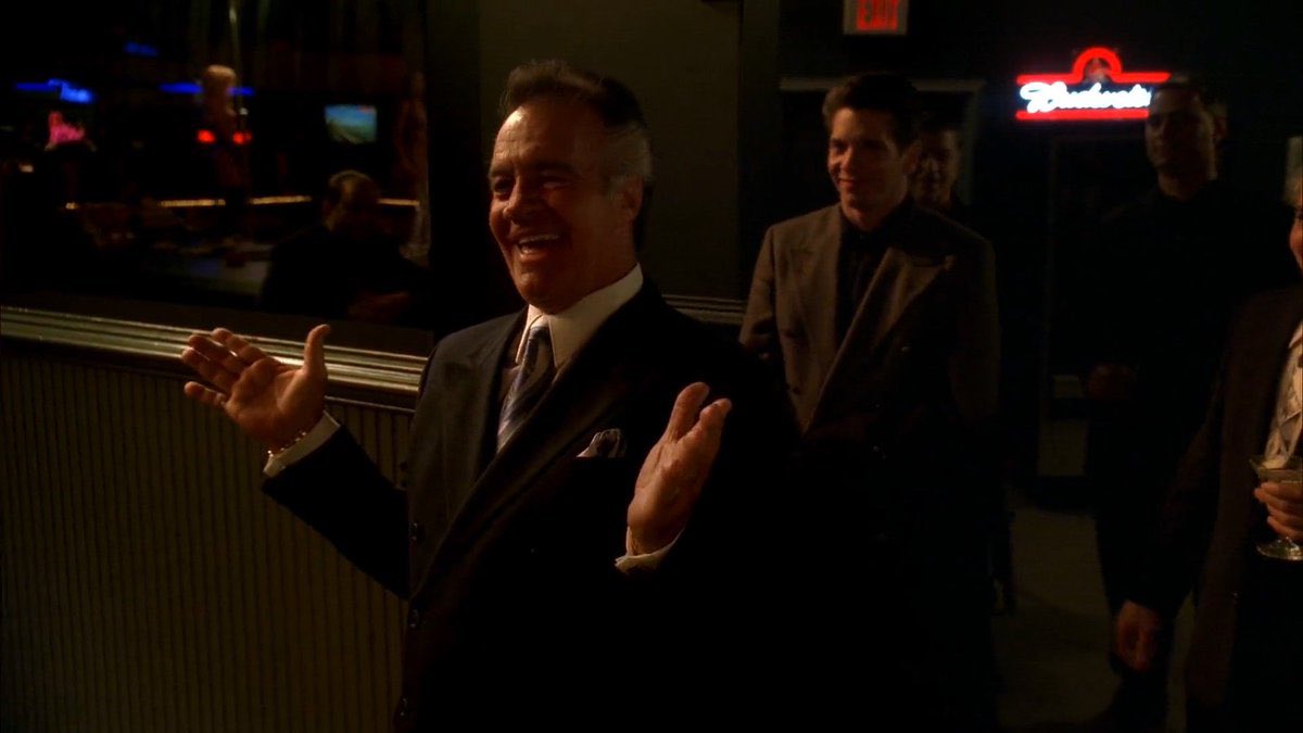 If you start The Sopranos episode “Watching Too Much Television” at 11:58:17, Paulie Walnuts will say “whaddya hear, whaddya say??” exactly at midnight