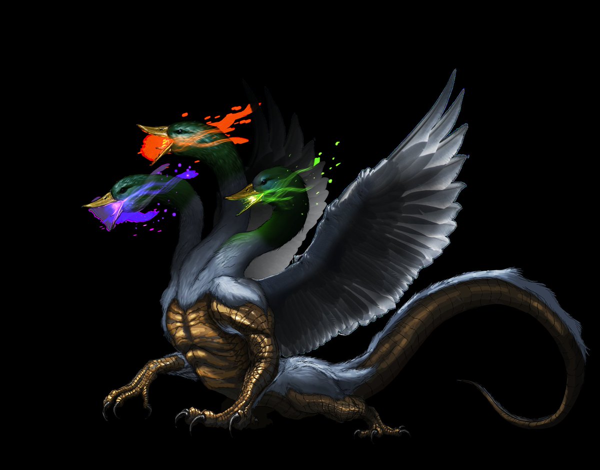 DocBuller's tweet image. My idea has taken form
Duck hydra