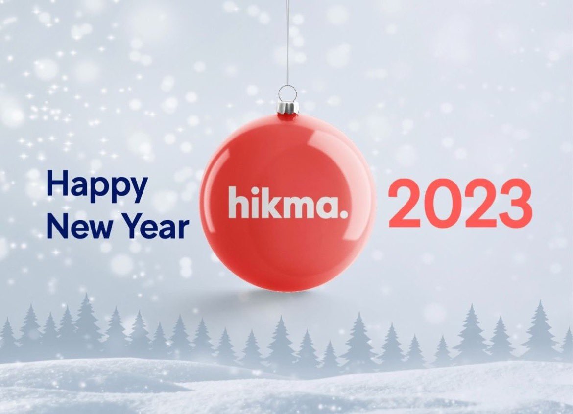 Happy New Year to all!! #hikma #onehikma #hikmacare