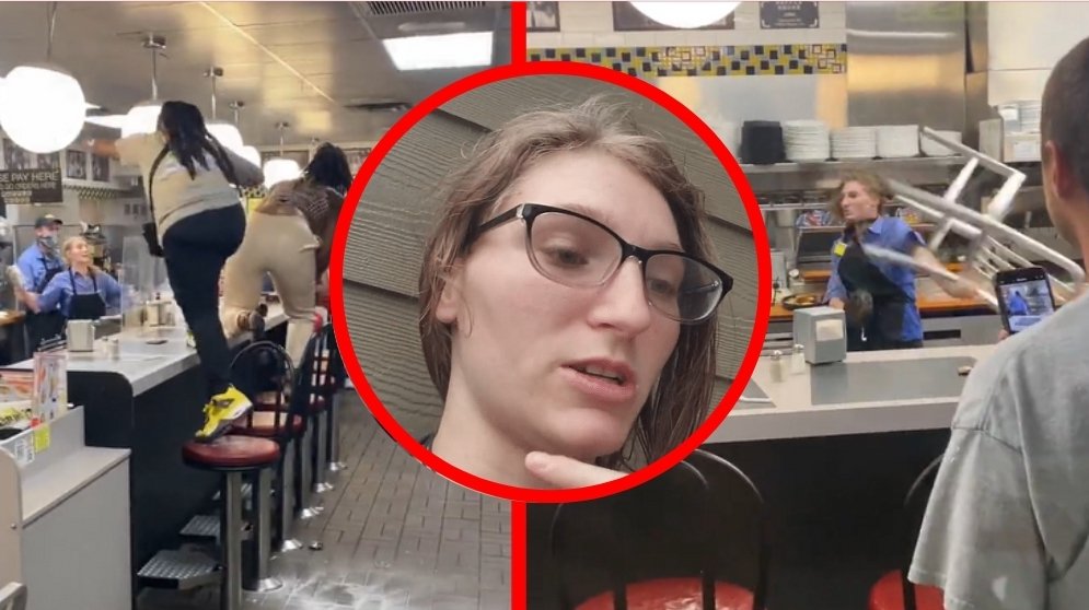 _EyeSeenThat's tweet photo. Waffle house chair throw fight employee storytime...
https://t.co/PrtrRDYtCu
#WaffleHouse #wafflehousegirl #wafflehousebrawl #wafflehousewendy #wafflefight #fight #fightvideos #FightVideo #chair #employee #throw #chairthrow #storytime #hood #toxic #FastFood #CrazyB #newyear https://t.co/ShRv9RG1NP