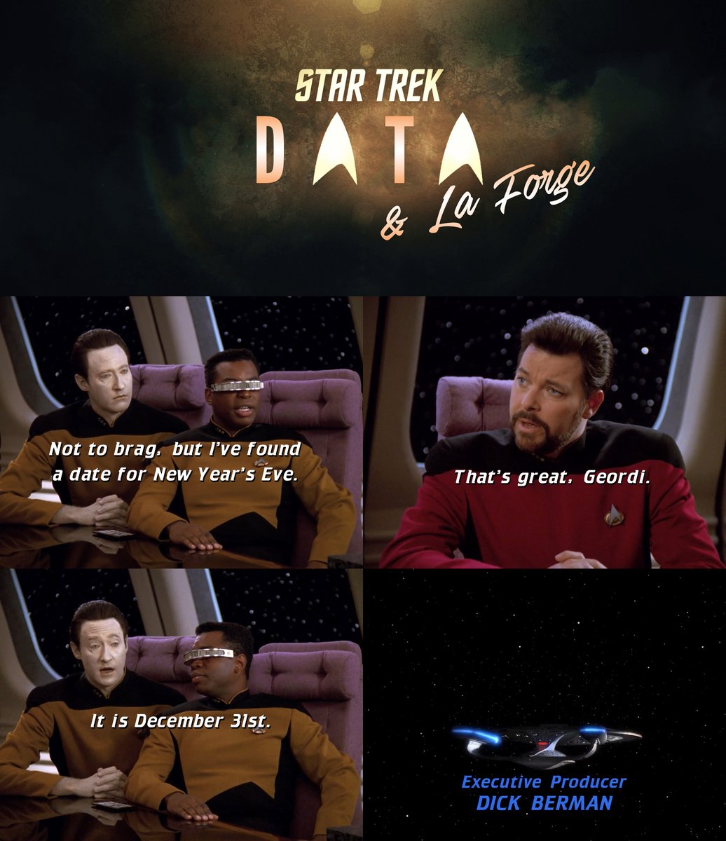 STDeltaShift's tweet photo. Thanks, Data. 

#StarTrek #DataandLaforge NYE edition. https://t.co/0KNekmboM5
