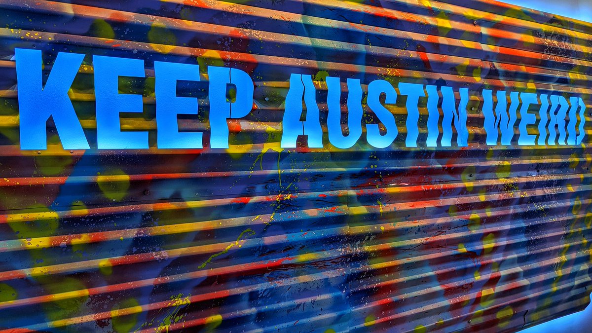It's been an inspiring week. Thanks #Austin and all (non) weird Austinites