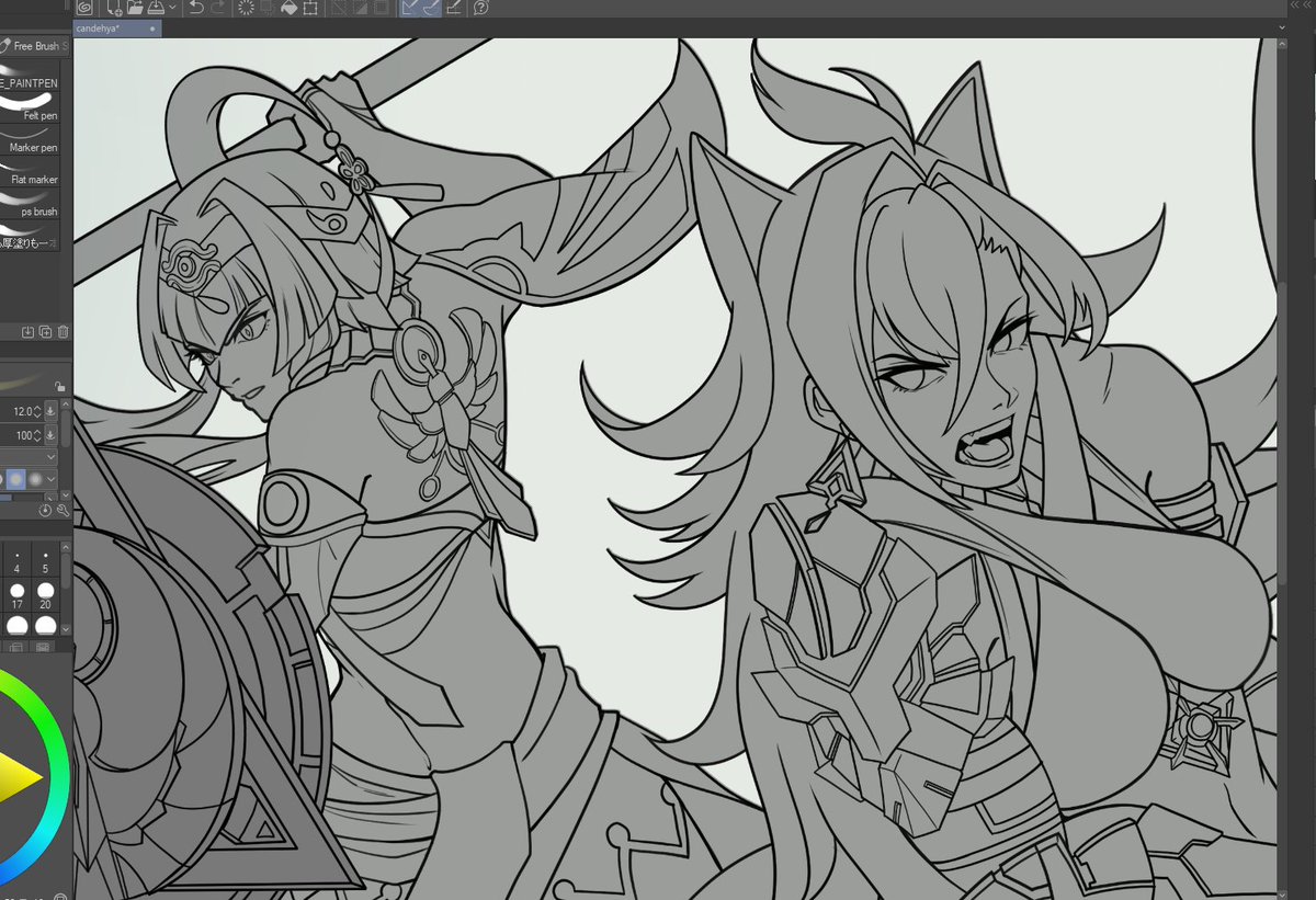 feel like sharing some wip i had some time ago. I NEED TO FINISH THIS BEFORE DEHYA DROPS- I JUST WANT TO ROLL FOR HER ASAP. 