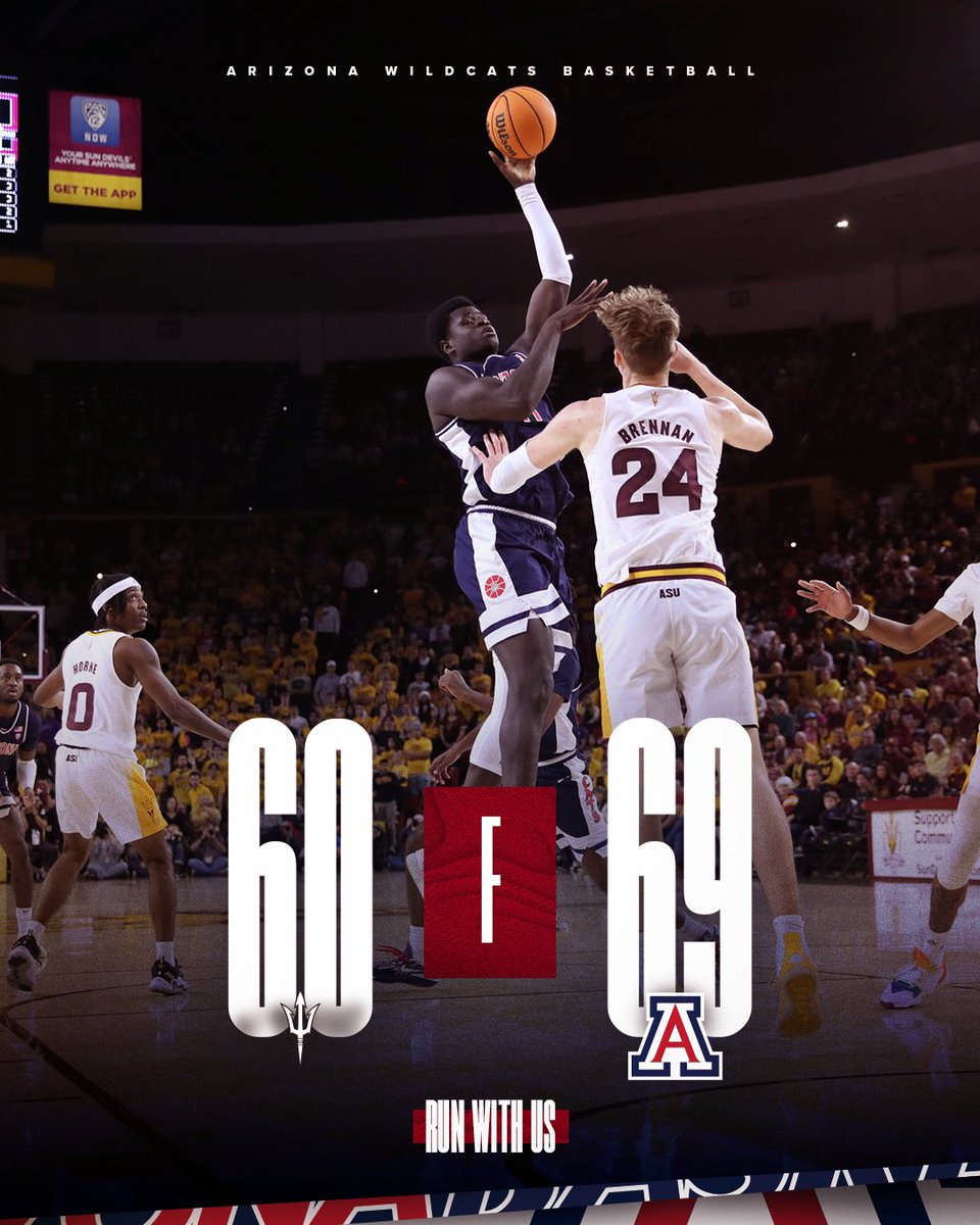 ArizonaMBB's tweet photo. Closed out 2022 in style 😎

#BeatASU https://t.co/WGa7MqgzoM