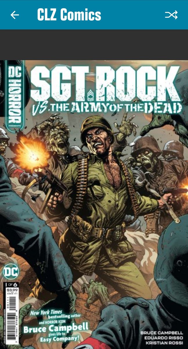 atlblerd2's tweet image. @GroovyBruce I&apos;m REALLY enjoying #SGTRock #SergeantRock.

#HappyNewYear