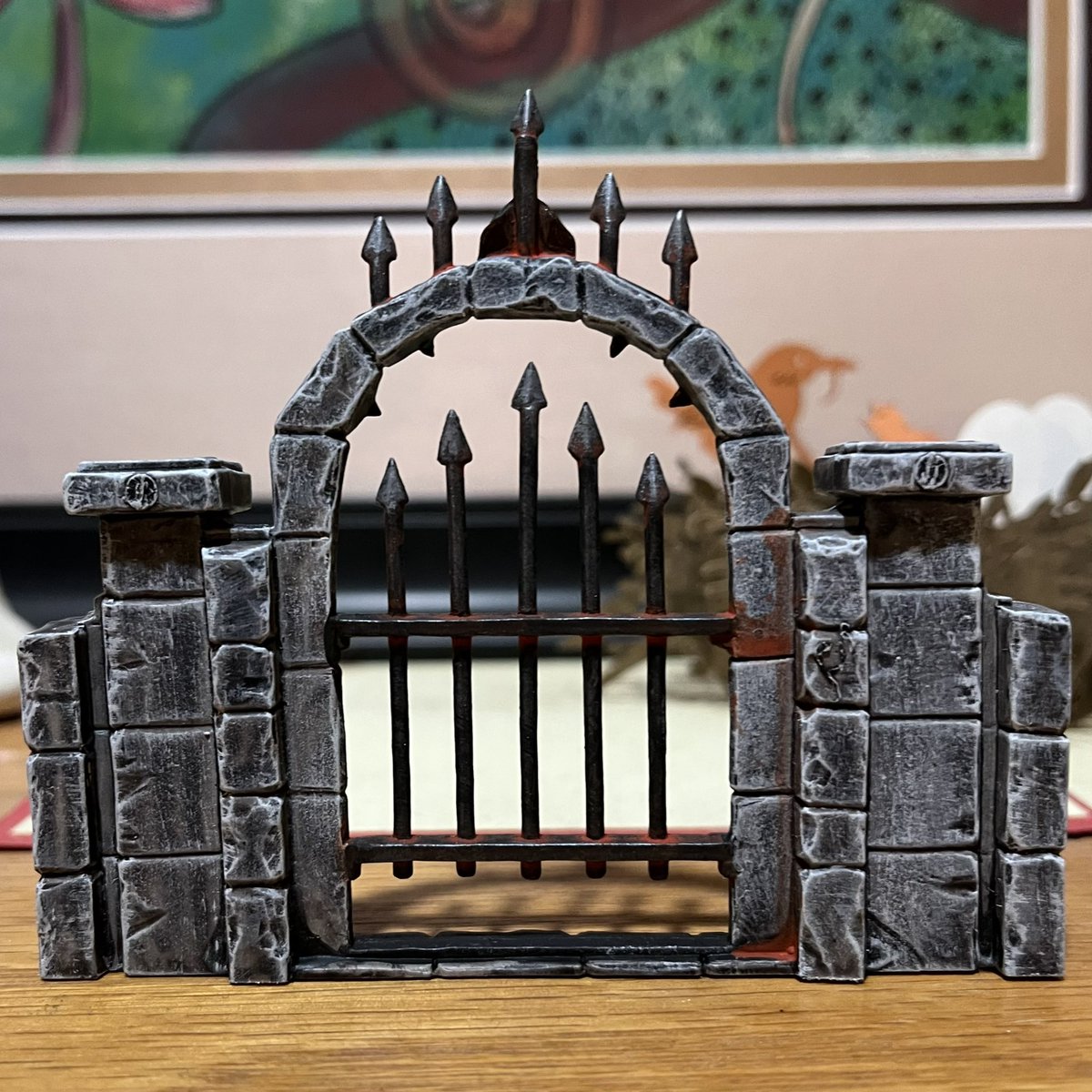 MagnEgo's tweet photo. 180 Minis in 2022. #hobbystreak

 30/180: Graveyard Fence Gate (@reapermini 77572 by Bob Ridolfi)

Didn’t hit my goal - far from it - but 2023 is a new year. https://t.co/pyeK5qxUOo