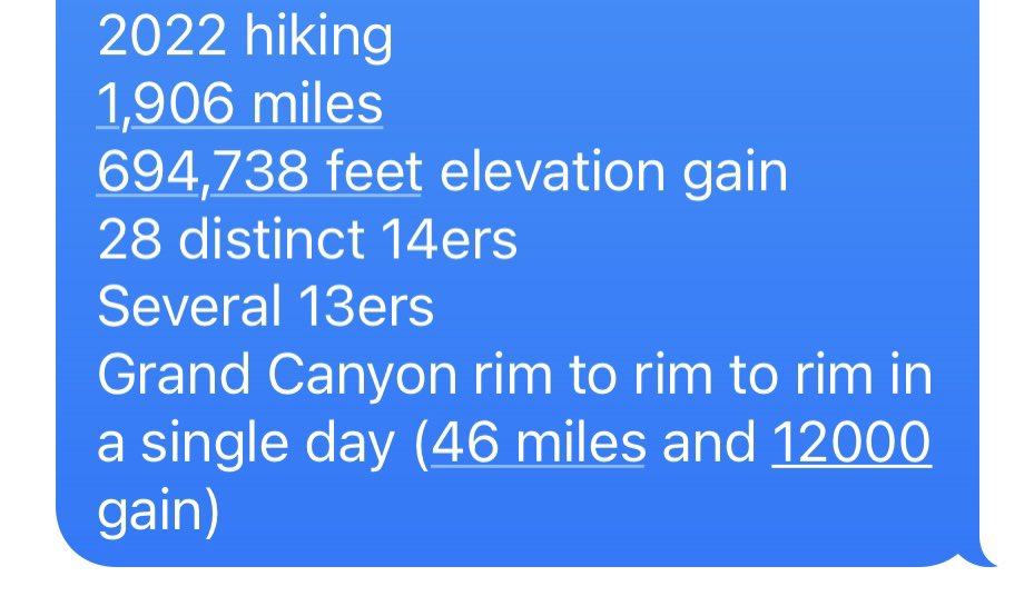 LungCancerDr's tweet photo. 2022 hiking https://t.co/SDG2w43bJU