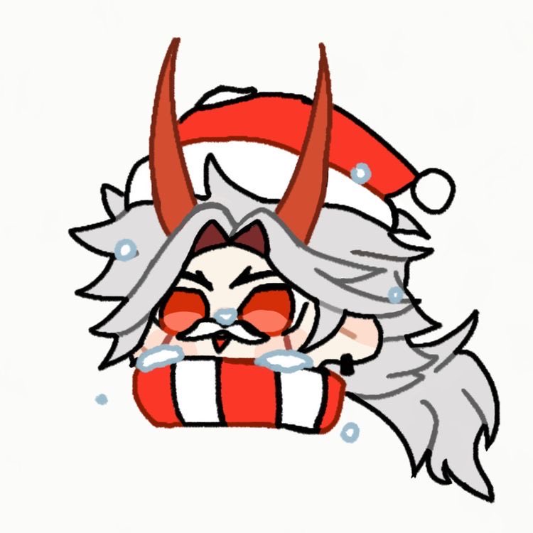 ха-ха-ха! с новым годом!!! я как раз во время, верно? вы хорошо себя вели в прошлом году, а? но это в любом случае не важно, потому что я принёс вам подарок! какой? себя, конечно! что может быть лучше?! в честь праздника исполню любое ваше желание, ха-ха! повеселитесь хорошенько!