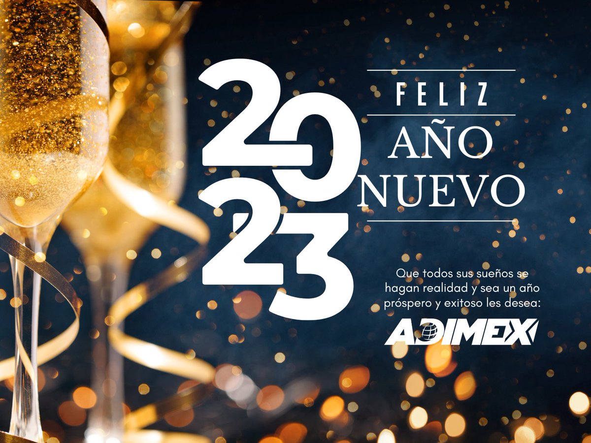 ADIMEX_Oficial's tweet photo. 💯🎉¡Les deseamos a todos un gran 2023, lleno de éxitos y prosperidad! 💯🎉

La familia ADIMEX continuará trabajando con responsabilidad e innovación para seguir siendo el mejor operador logístico del Triángulo Norte. 

#Adimex2023 #Adimex #AñoNuevo #TriánguloNorte https://t.co/PtlC382eSv