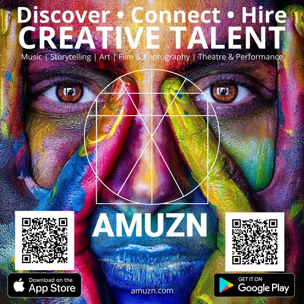 AmuznApp's tweet photo. ‘AMUZN - Find Creative Talent’ mobile app is now available on the App Stores in the UK. Be amongst the first to try it! 👀

Developed by-for-and-with creatives.  Discover, connect and hire diverse #creative talent :) 
#AMUZN ✨

https://t.co/Xl0zva2kQp

https://t.co/ptERj0Wm5B https://t.co/SWZqREwtfS