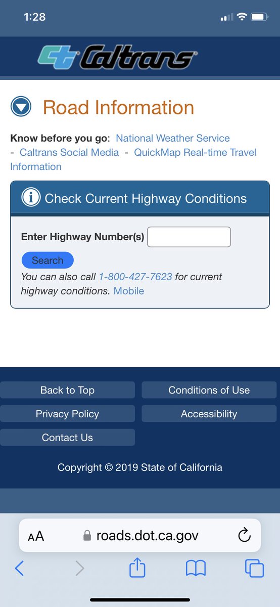 CHP South Lake Tahoe on Twitter "Know before you go. Visit https