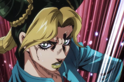 JoshCroweVO's tweet photo. @FatefulSword Jolyne Cujoh from Jojo's Bizarre Adventure! https://t.co/aLzQkIOlru