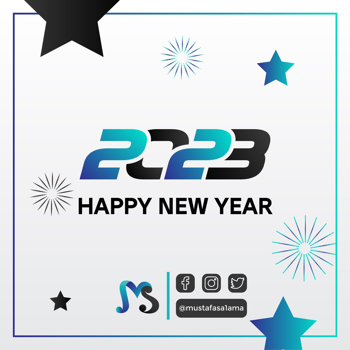 MustafaSa1ama's tweet photo. لنأخذ نجاح الأمس ونضعه على تطلعات المستقبل المشرق، لنبدأ عامًا جديدًا.
عام 2023 هو بداية فصل جديد في حياتك، لنمنحه بداية جميلة مليئة بالذكريات التي لا تنسى أبدا.♥️

#2023
#mustafasa1ama https://t.co/4dVlIU5C0i