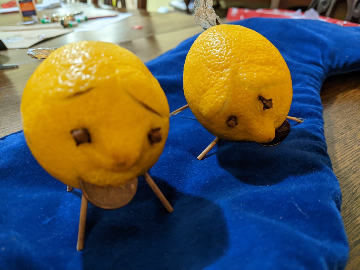 lianefisher's tweet photo. @70s_party Two saucy lemon piglets were big fun for a six and a four year old over here https://t.co/aG2wFTSkzu