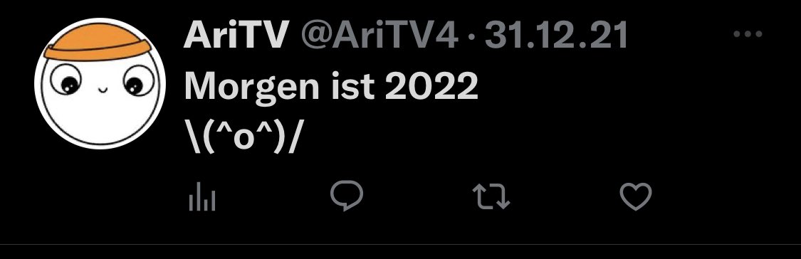 AriTV4's tweet photo. Morgen ist 2023 https://t.co/5IEfqIhRnh