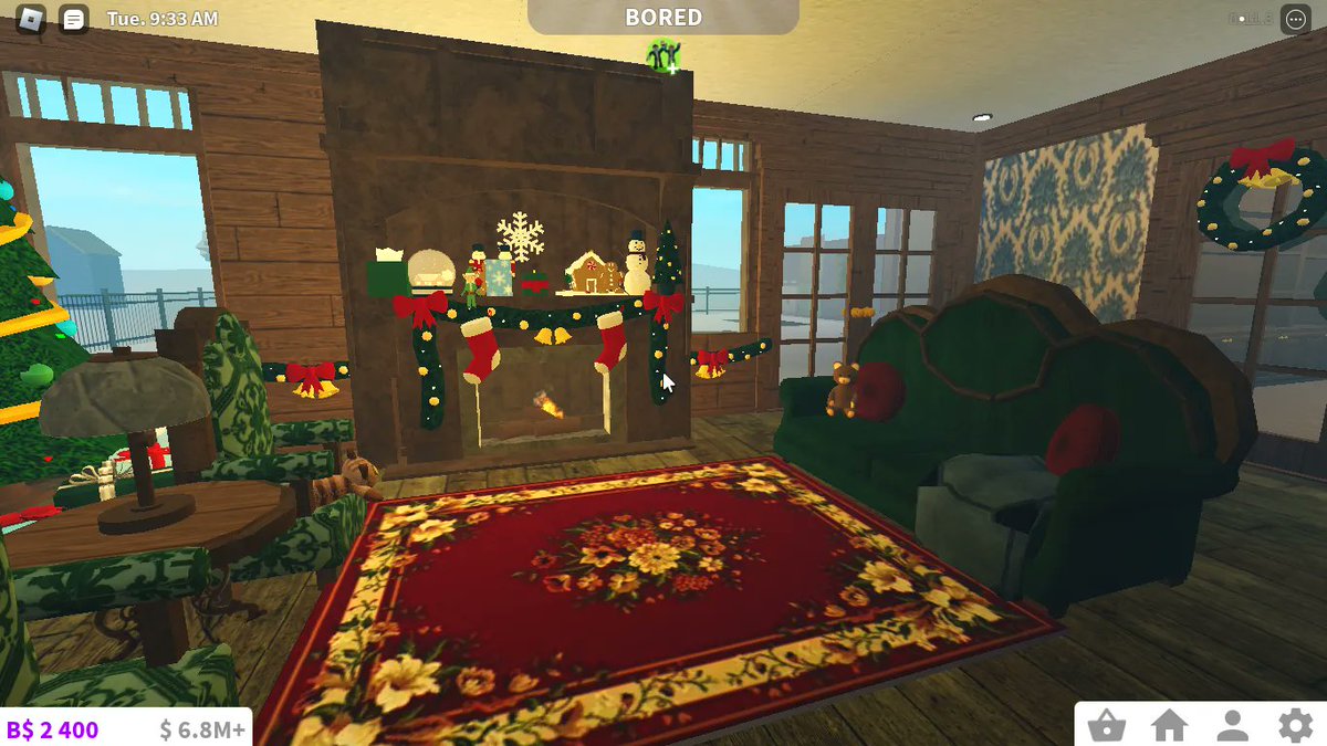 vvcce_gaming's tweet photo. I did a living room for Christmas srry it's a little late. If u have any suggestions to improve my build I would love to hear them!#bloxburgbuilds @RBX_Coeptus @itsFloatie @FroggyHopz_RBLX @fruitmcnare https://t.co/iYixTF2F6o
