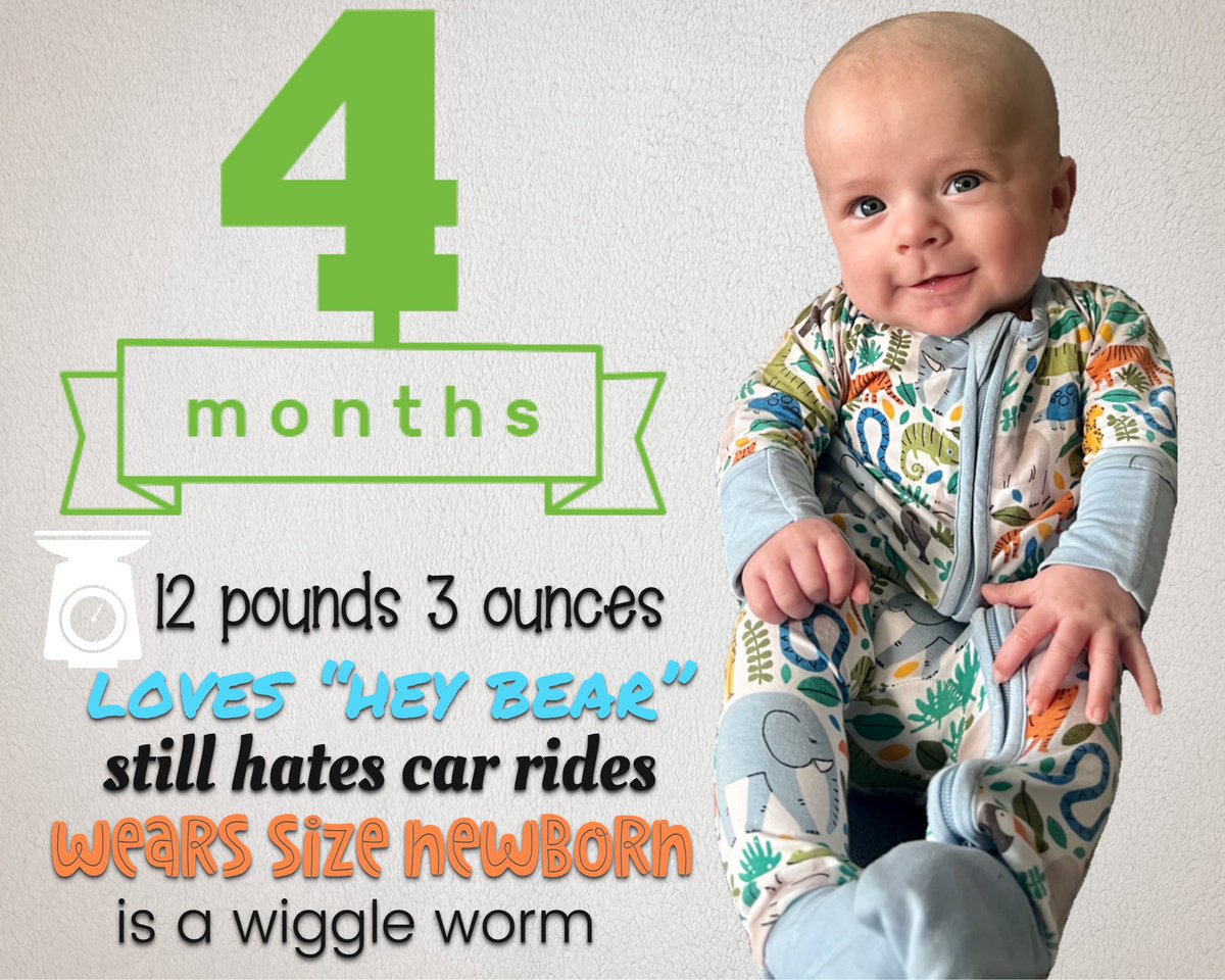 1/3 of the way to his first birthday already 🥲