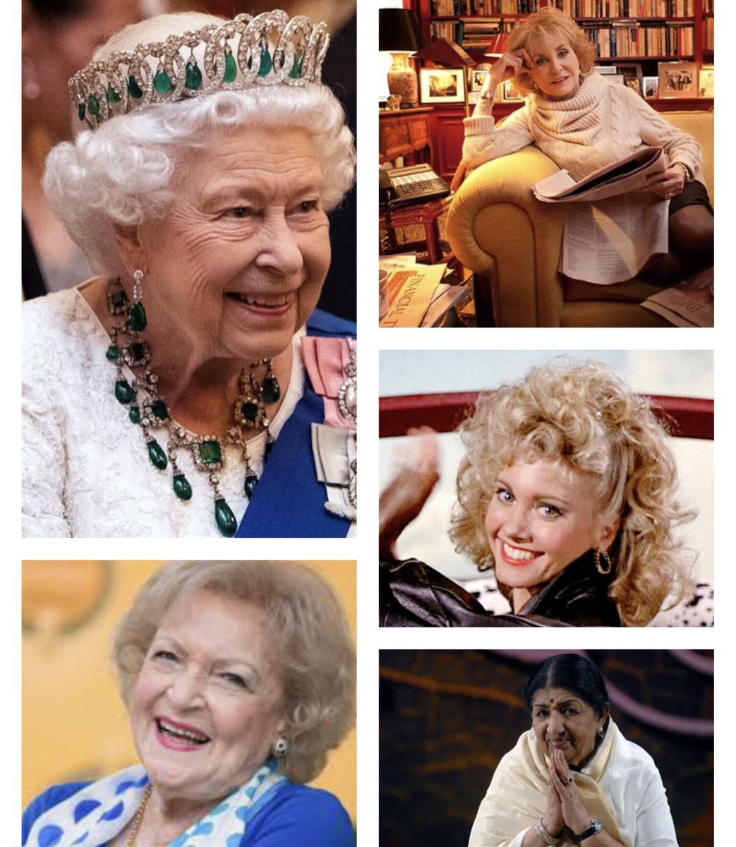 SipSeeRealitv's tweet photo. RIP 🕊 to the legendary Queens we have lost this year, including Betty White. #FemaleLegends #QueenElizabethII #BettyWhite #BarbaraWalters #OliviaNewtonJohn #Latamangeshkar #2022Recap #LifeIsShort #Legends https://t.co/nA3yUt0fEB
