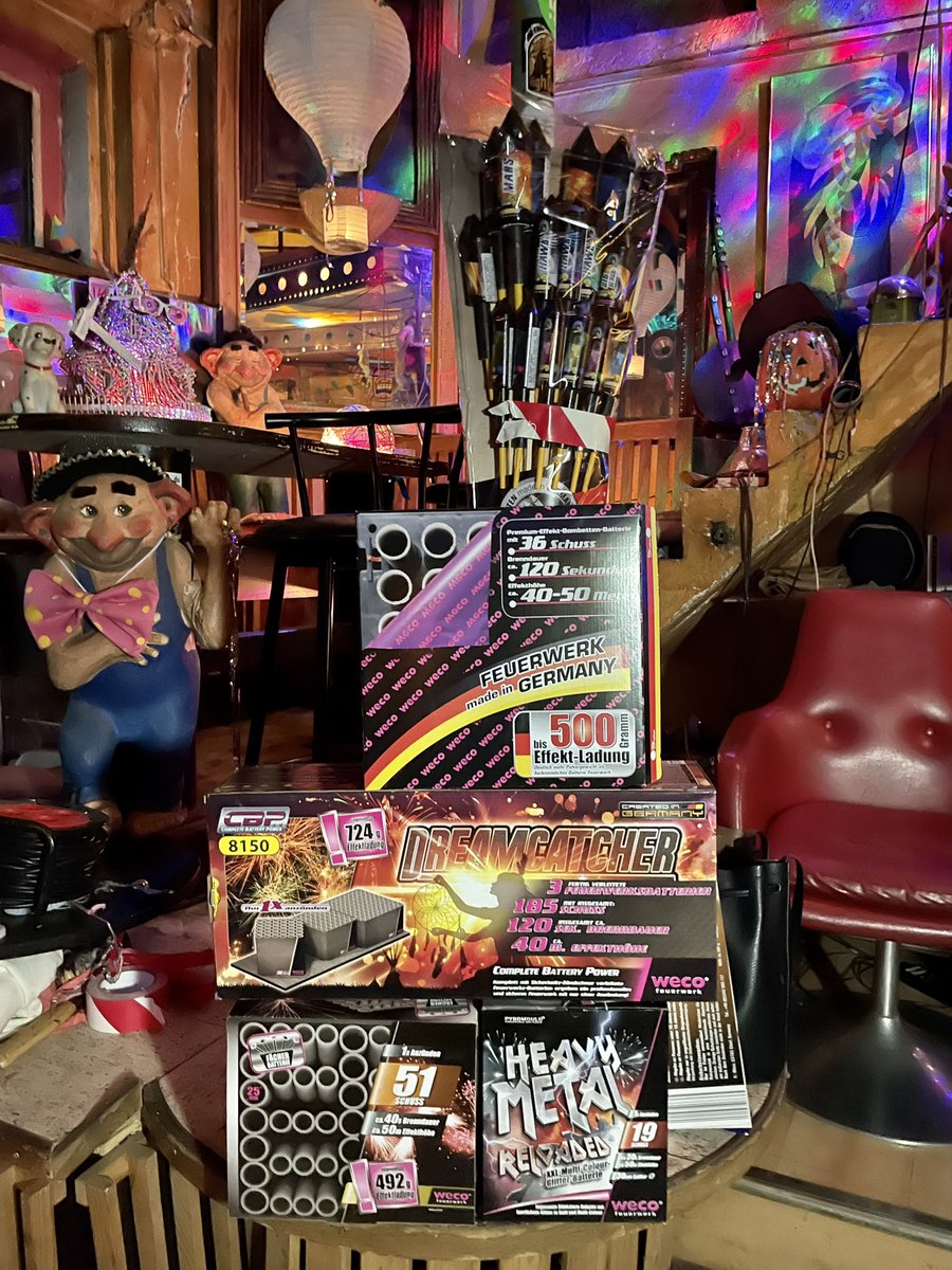 500 Schuss in 2 Minuten sollten nicht schlecht sein 😎 Happy New Year!! 🎆🎊