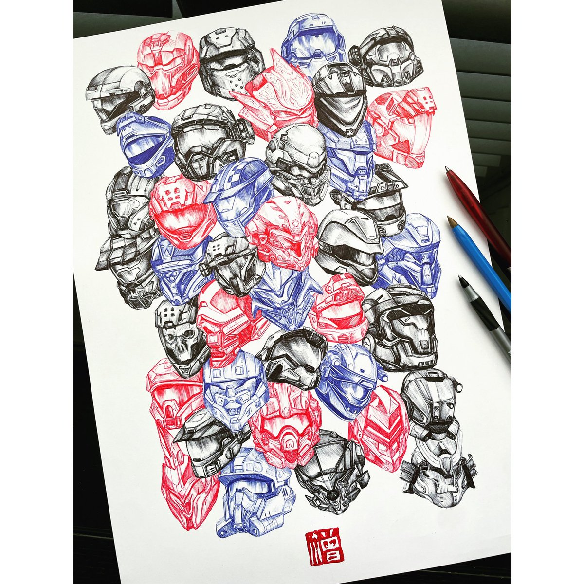 happy new year  ✨
an homage to all my halo buddies and to the amazing halo community 💙

let’s bring on 2023 🥳
@halo #Halo #HaloSpotlight #HaloInfinite