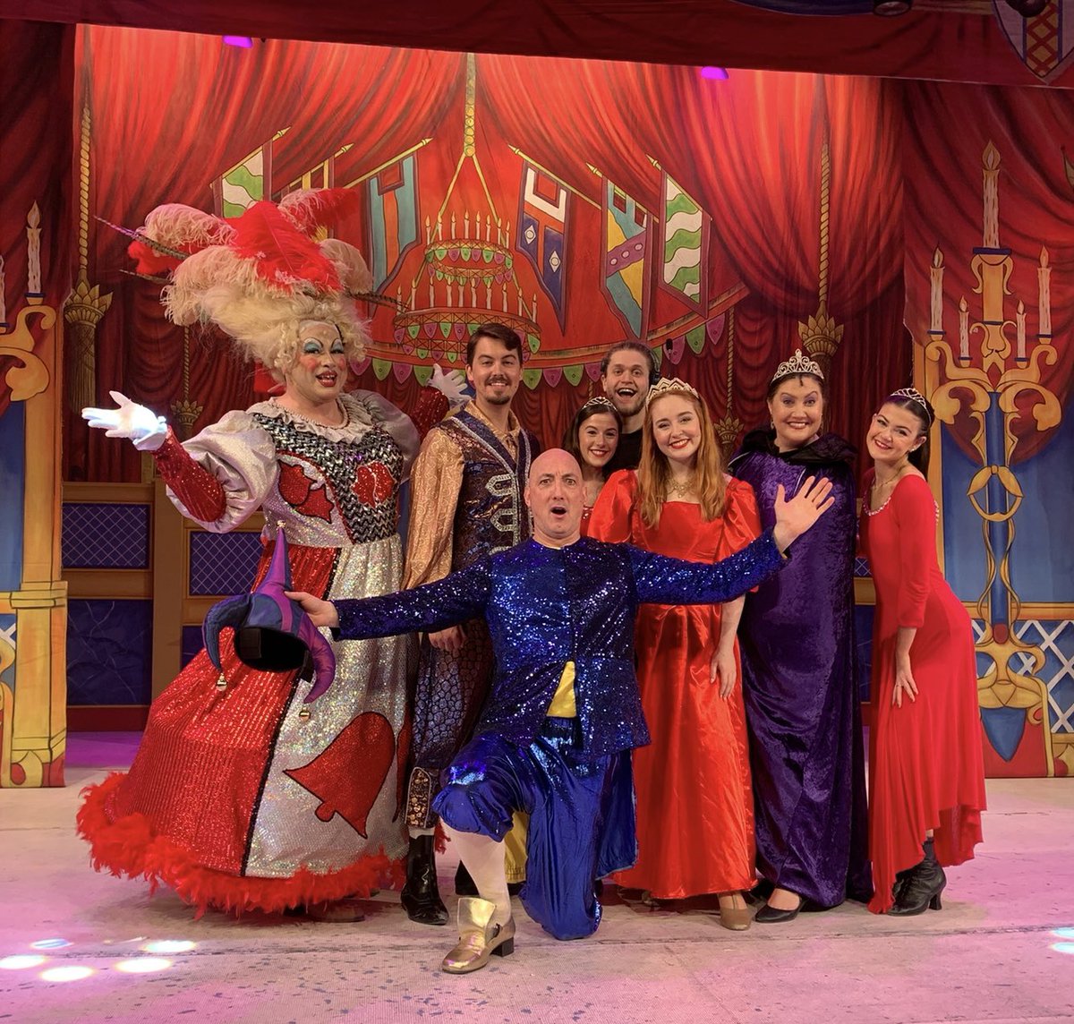 JoBispham's tweet photo. Had a fab time working on Snow White at the Leatherhead Theatre 🎭Now it’s time for a quiet NYE with my little dinosaur 🦖 https://t.co/Xtaioq3YGp