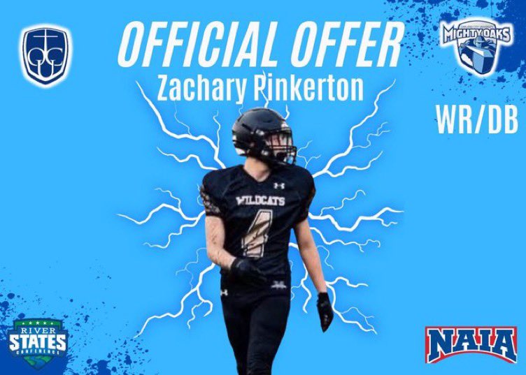 #AGTG After a great talk and conversation with <a href="/drewjohnston14/">Coach Johnston</a>, I’m blessed to receive my fifth offer from Oakland City University‼️<a href="/DraughnFB/">Draughn Football</a> <a href="/LeePinkerton10/">Lee Pinkerton</a> <a href="/OaklandCityU/">OCU</a> <a href="/CoachHines18/">Coach Hines</a> <a href="/omarporter1/">Omar Porter</a> <a href="/Powell_31/">Chris</a>