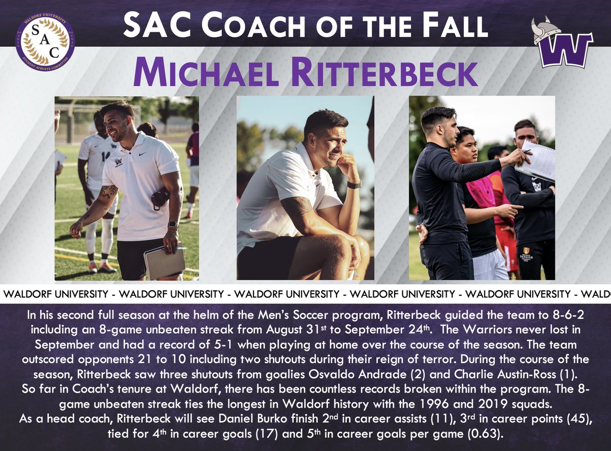 WALDORFSAC's tweet photo. Our Fall Male All-Americans, Top Athletes and Coach of the Fall!

Your performances on the field have been recognized by the SAC!
Congrats on amazing seasons!

(Continued Thread) https://t.co/8emJIlMVju