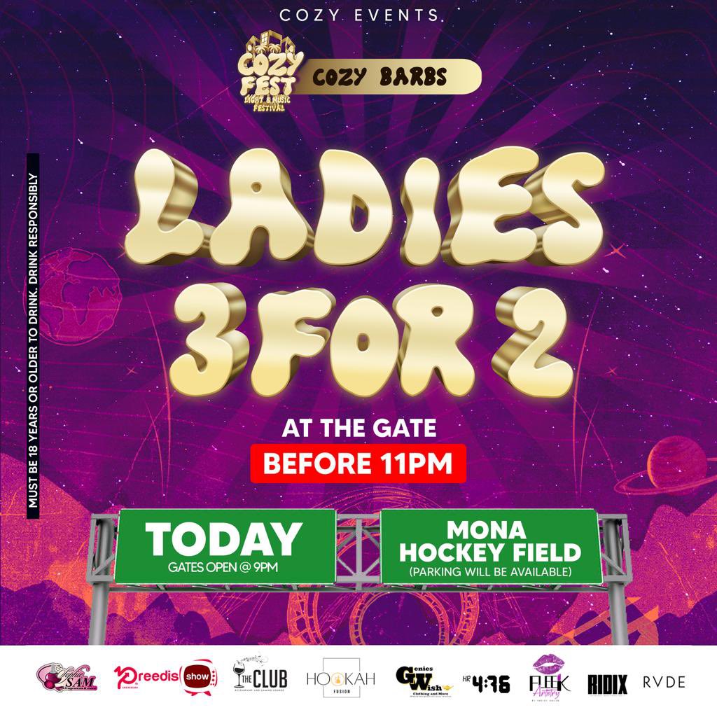 happyfeetrx's tweet photo. @cozyfestja ladies 3-4-2 and @LaingDtheDJ cozy fest is a woman fest🙌🏽 https://t.co/LZWSfBE8dE