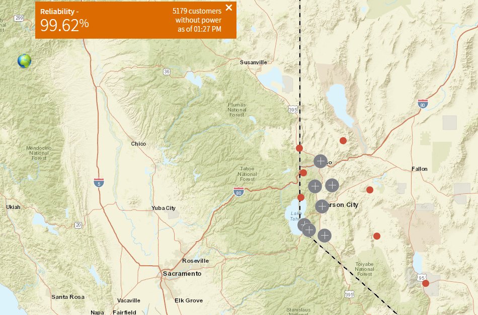 KTVN 2 News on Twitter "POWER OUTAGES NV Energy is reporting that