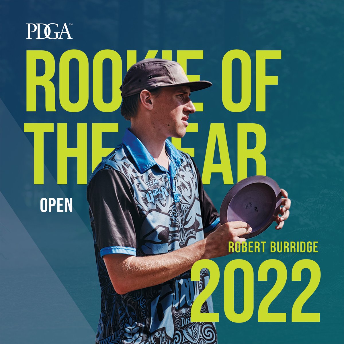 PDGA's tweet photo. Robert Burridge is a U.S. Amateur Champion and a College Disc Golf Champion. He proved in 2022 that he's ready for the professional ranks. 🏆

Final standings, explainer &amp; recap ▶️ https://t.co/0QW6b8S5rH

#discgolf https://t.co/znh5pGreZh