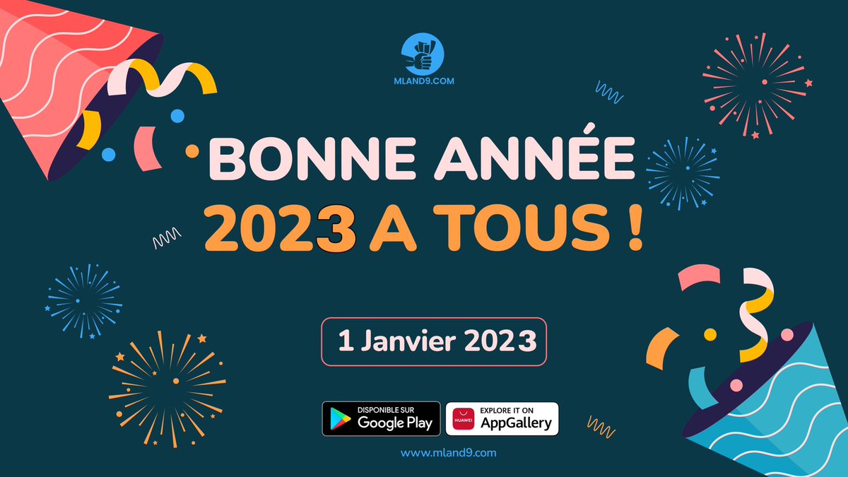 SOCECO_RDC's tweet photo. Bonne Année 2023🥳🎉 🎊
Que la paix, la sagesse, la satiété, l'amour et le bonheur règne dans nos maisons, ainsi que sur toute l'étendue du territoire national 🇨🇩💚
#mland9 #soceco https://t.co/YU5HY3TQh6